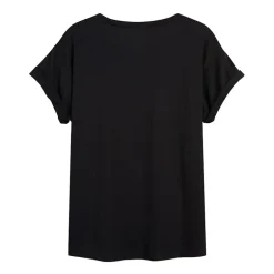 Womens Juniors Crew Neck Short Sleeve Regular Fit Peanuts Snoopy Graphic T-Shirt