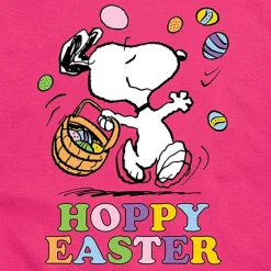 Womens Juniors Crew Neck Short Sleeve Regular Fit Peanuts Snoopy Graphic T-Shirt