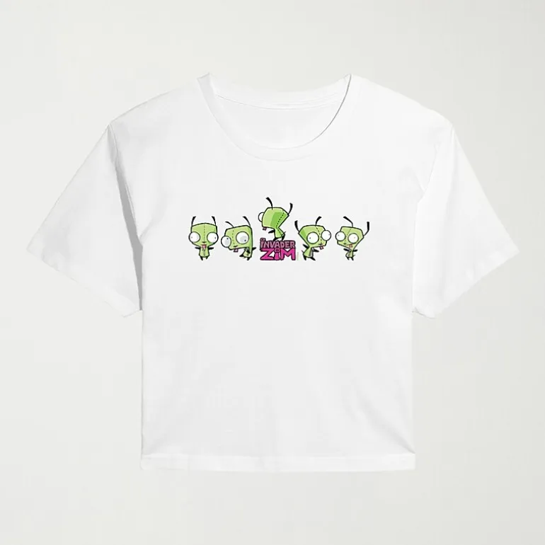 Womens Juniors Crew Neck Short Sleeve Regular Fit Graphic T-Shirt