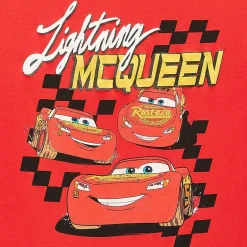 Womens Juniors Crew Neck Short Sleeve Oversized Cars Graphic T-Shirt