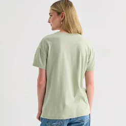 Womens Juniors Crew Neck Short Sleeve Regular Fit Princess & The Frog Graphic T-Shirt