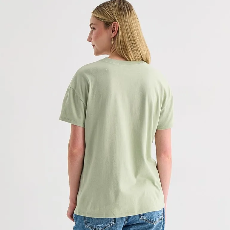 Womens Juniors Crew Neck Short Sleeve Regular Fit Princess & The Frog Graphic T-Shirt