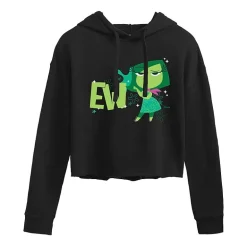 Womens Juniors Long Sleeve Inside Out Hoodie