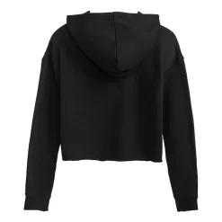 Womens Juniors Long Sleeve Inside Out Hoodie