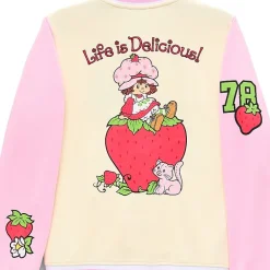 Womens Juniors Strawberry Shortcake Bomber Jacket