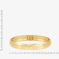 Womens 10K Gold Bangle Bracelet