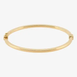 Womens 14K Gold Bangle Bracelet