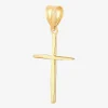 Womens 14K Gold Cross Pendant