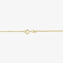 Womens 14K Gold 20 Inch Box Chain Necklace