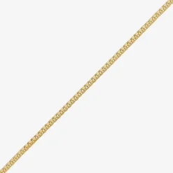 Womens 10K Gold 18 Inch Box Chain Necklace