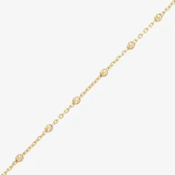 Womens 10K Gold 18 Inch Chain Necklace