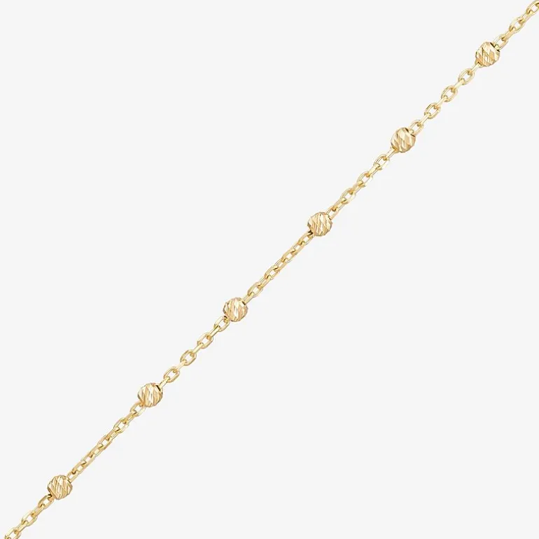 Womens 10K Gold 18 Inch Chain Necklace