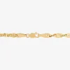 Womens 10K Gold 7.5 Inch Fashion Chain Bracelet