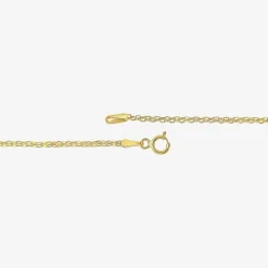 Womens 14K Gold 16 Inch Fashion Chain Necklace