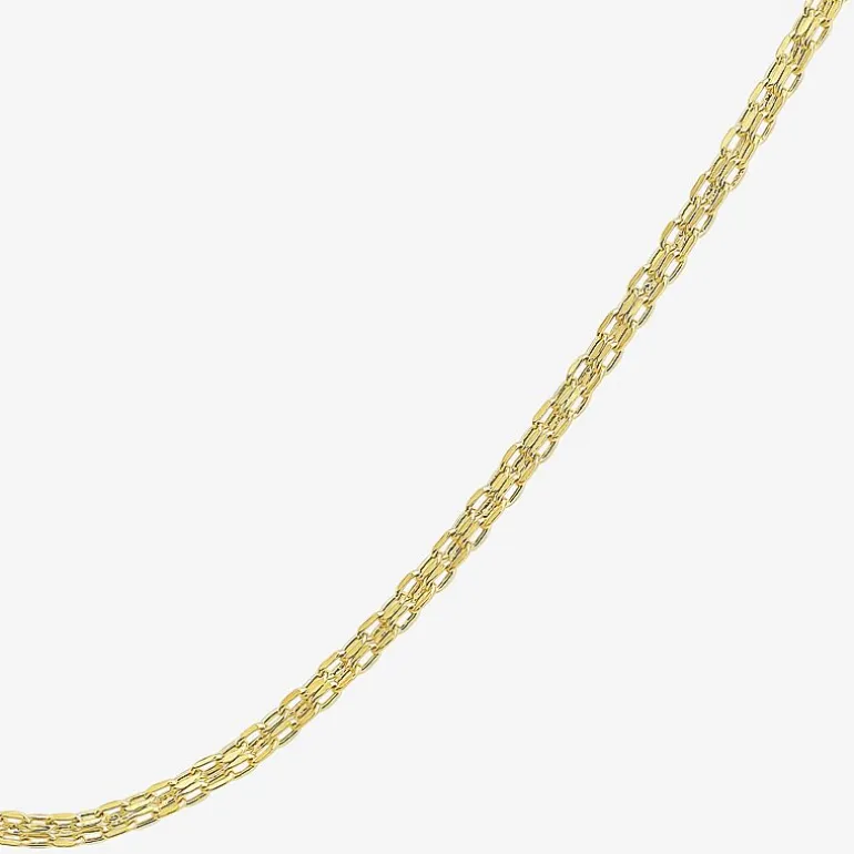 Womens 14K Gold 16 Inch Fashion Chain Necklace