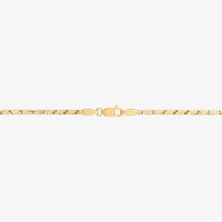 Womens 14K Gold 18 Inch Link Chain Necklace
