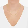 Womens 14K Gold 18 Inch Rope Chain Necklace