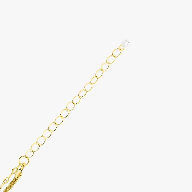 Womens 18K Gold Over Brass 2-pc. Necklace Set