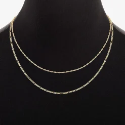 Womens 18K Gold Over Brass 2-pc. Necklace Set