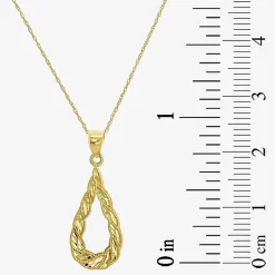 Womens 14K Gold Pear 2-pc. Jewelry Set