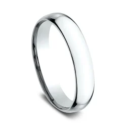 Womens 14K Yellow Gold 4MM Light Comfort-Fit Wedding Band