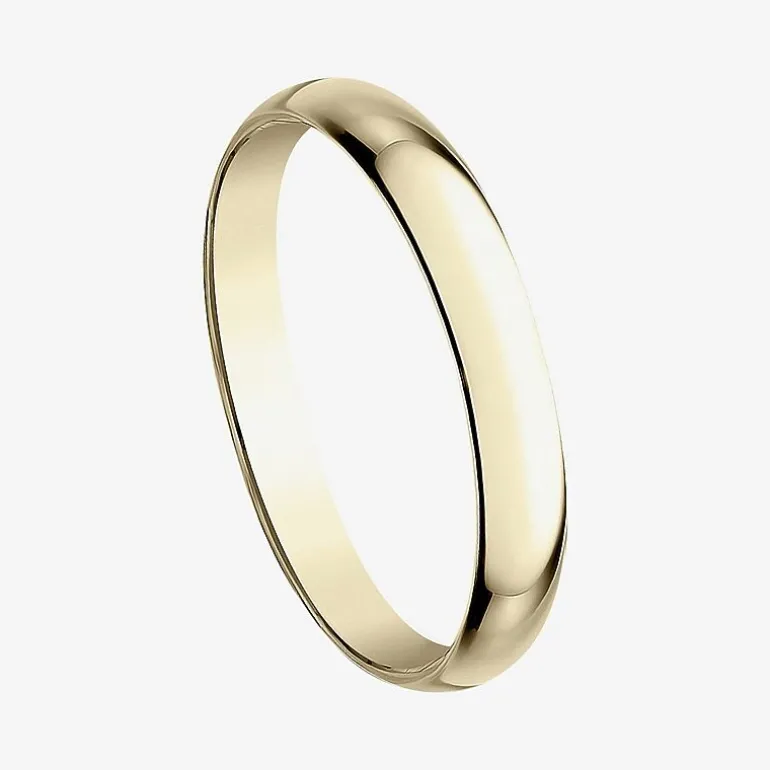Women's 14K Yellow Gold 2.5MM Traditional Wedding Band