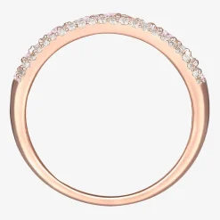 Womens Lab Created Gemstone 14K Gold Over Silver Stackable Rings