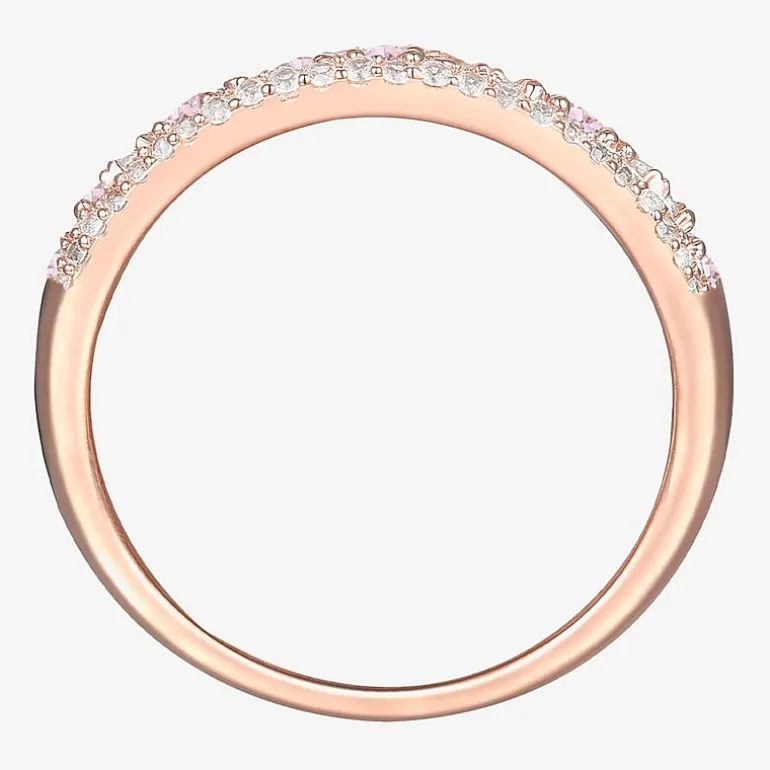 Womens Lab Created Gemstone 14K Gold Over Silver Stackable Rings