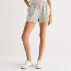Womens Mid Rise Juniors Hello Kitty Pull-On Short
