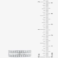 Womens 2.5MM 1 CT. T.W. Natural White Diamond 14K Gold Anniversary Wedding Band