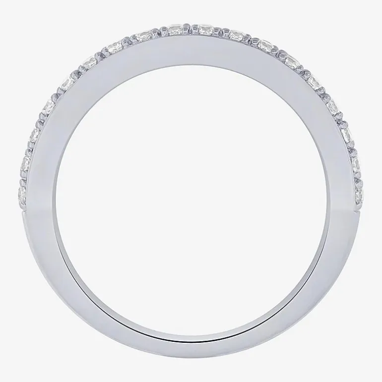 Womens 2.5MM 1 CT. T.W. Natural White Diamond 14K Gold Anniversary Wedding Band