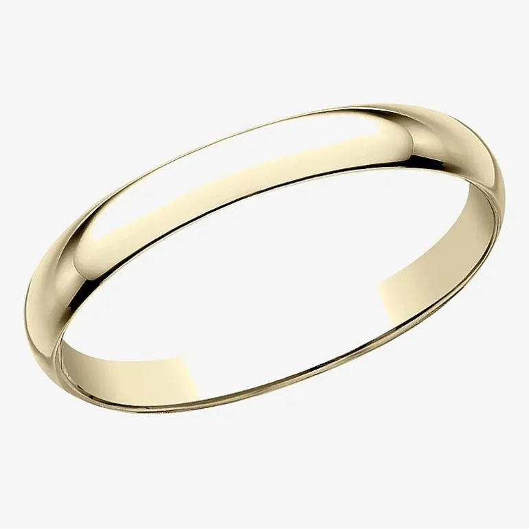 Womens 2MM Gold Wedding Band