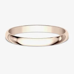 Womens 2MM Gold Wedding Band