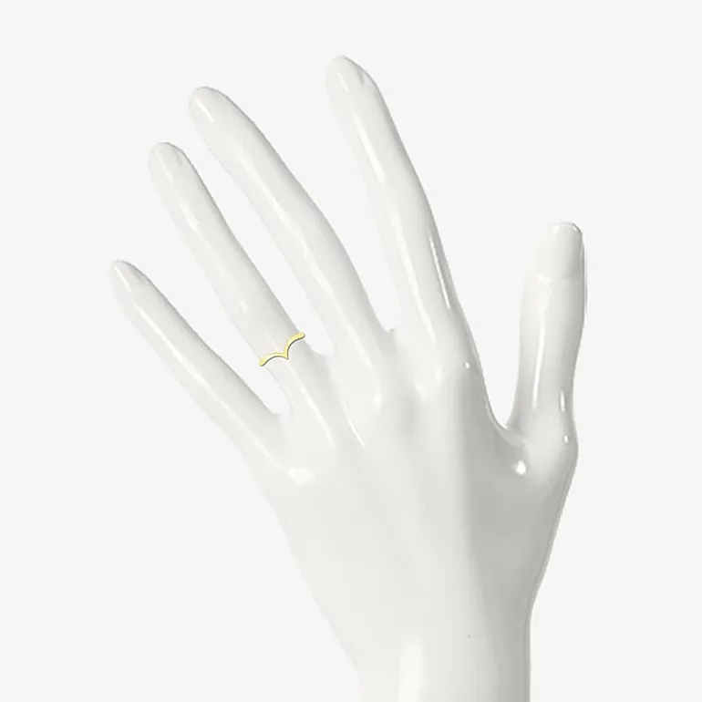 Womens 7MM 10K Gold Band