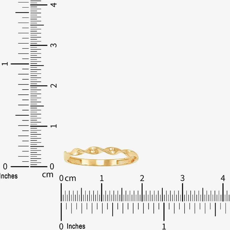 Womens 2MM 10K Gold Band