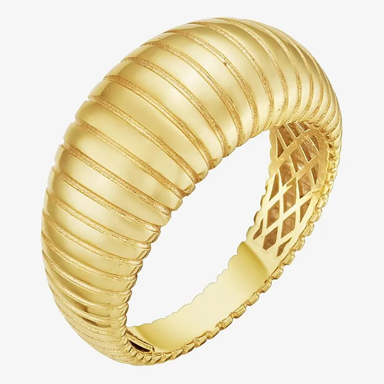 Womens 9.5MM 14K Gold Band