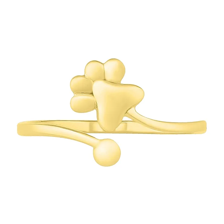 Womens 11mm 10K Gold Dog Tag Band