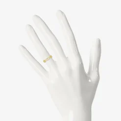 Womens 4.5MM 10K Gold Heart Band