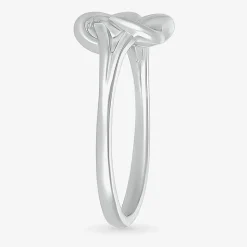 Womens 8.5MM 10K Gold Knot Band