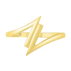 Womens 13.5MM 10K Gold Round Band