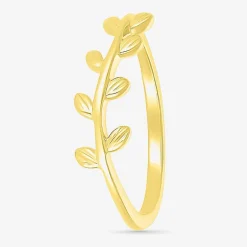Womens 5.5MM 10K Gold Round Band