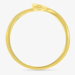 Womens 6.5MM 10K Gold Round Band