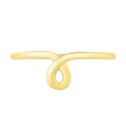 Womens 6.5MM 10K Gold Round Band