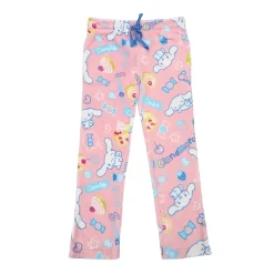 Womens Plush Cinnamoroll Pajama Pants