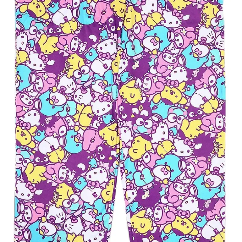 Womens Plush Hello Kitty Pajama Pants