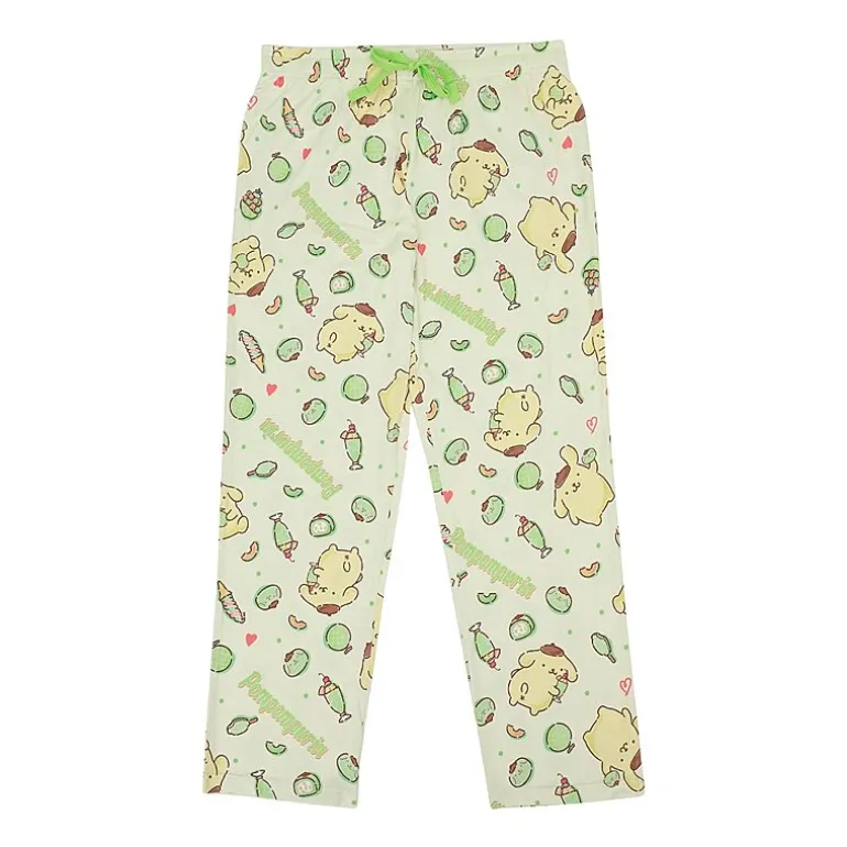 Womens Plush Hello Kitty Pajama Pants