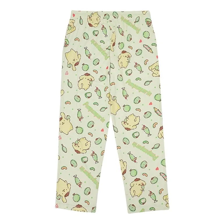 Womens Plush Hello Kitty Pajama Pants