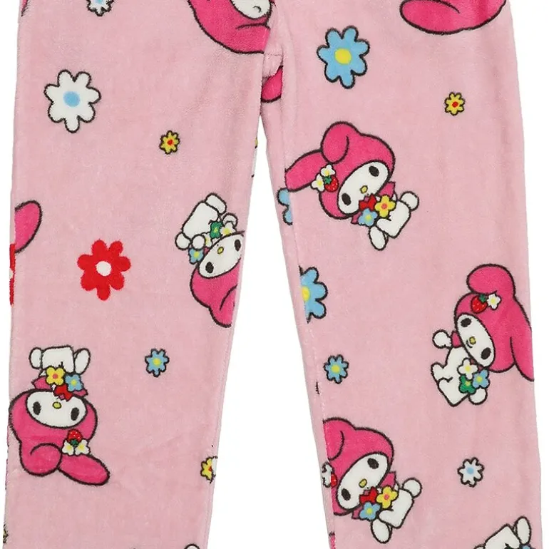 Womens Plush My Melody Pajama Pants