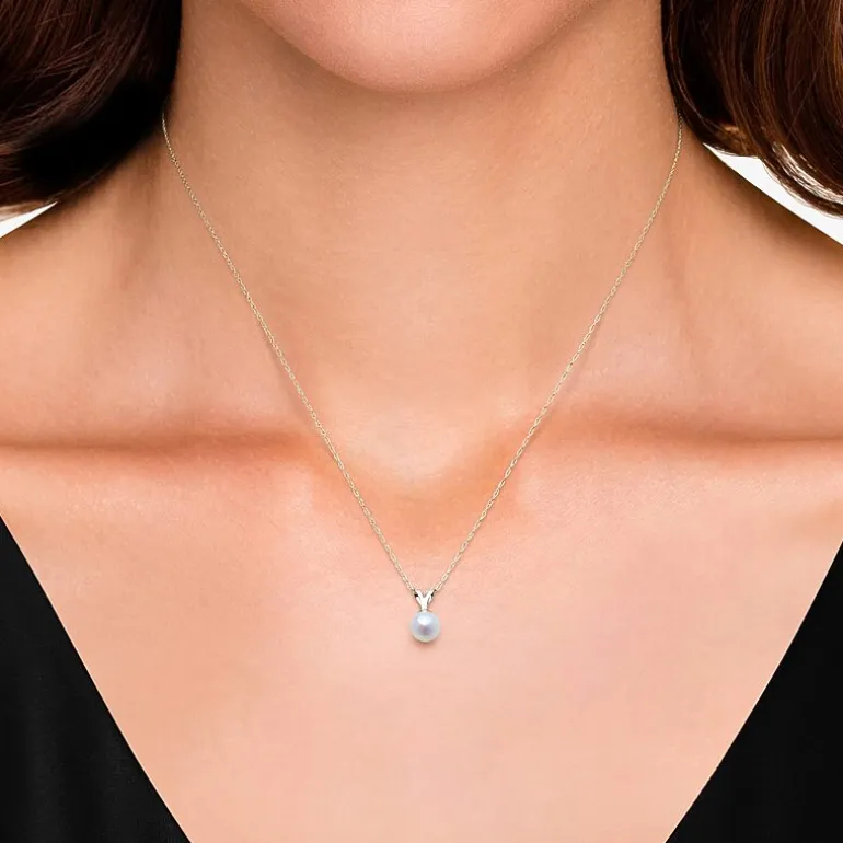 Womens White Cultured Freshwater Pearl 10K Gold 2-pc. Jewelry Set