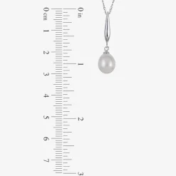 Womens White Cultured Freshwater Pearl Sterling Silver 2-pc. Jewelry Set